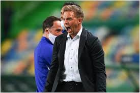 Rb leipzig coach julian nagelsmann reacts during the game against stuttgart at the red bull arena, leipzig april 25, 2021. I M So Proud Of The Group Rb Leipzig Coach After Handing Atletico Madrid Shocking Defeat