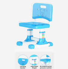 Your little one can enjoy working on arts and crafts or playing at their own table set. Kids Desk Height Adjustable Children Study Desk Chair Set W Lamp Childrens Desk And Chair Set Toddler Student Writing Drawing Desk Tilt Desktop With Storage Drawer Bookstand For Boys Girls Blue Desks Home