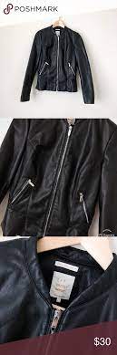Zara Trf Faux Leather Peplum Jacket Leather Peplum Peplum Jacket Jackets