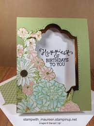 A duo corner stacker card is a greetings card where two corners of the design have been layered up using 3d foam pads to create a stepped effect. 130 Su Cards Using Corner Garden Stamp Ideas In 2021 Corner Garden Cards Stampin Up Cards