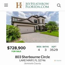 Visit The Realestate Section Of Myheathrowflorida Com Luxuryhomes Lakemary Heathrowfl Sanford Longwood Orlando Https Real Estate Heathrow Luxury Homes