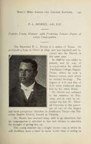 Who S Who Among The Colored Baptists Of The United States Baptists The Rev Pastor