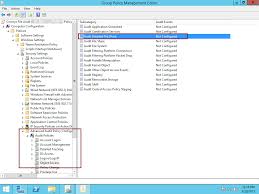 How To Enable Audit Policy In Windows Server 2012