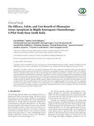 PDF) The Efficacy, Safety, and Cost Benefit of Olanzapine versus Aprepitant  in Highly Emetogenic Chemotherapy: A Pilot Study from South India