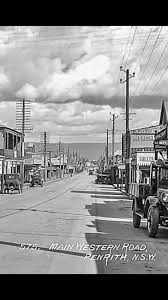 High Street Penrith Way Back In 1928 Anc Australian Road Trip Australia History Blue Mountains Australia
