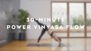 An ashtanga yoga instructor named beryl bender birch was the one who named this specific style of yoga practice as core power yoga. 30 Minute Power Vinyasa Flow With Briohny Smyth Youtube