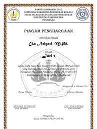 Lau pnjd feel free kalau nak edit atau delete :d. Piagam Penghargaan Juri Di Mempawah