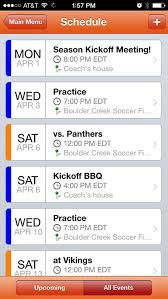 With snap camera open, launch microsoft teams. Example Of Team Schedule Using A Free Mobile App Called Teamsnap App Team Schedule Sports Parent