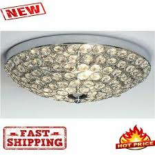 Adopting cutting edge technology, we manufacture and supply a comprehensive range of high performance ceiling light fittings, which are extensively used in the interiors & exteriors of manufacturing units or offices. Crystal Flush Ceiling Light Fixture Modern Chrome Mount Chandelier Clear 2 Steel Lamps Lighting Ceiling Fans Home Garden