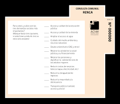 La consulta ciudadana busca conocer la opinión de los habitantes de la ciudad respecto al proceso de 15º modificación del plan regulador comunal de concepción. Tu Voto Cuenta Ilustre Municipalidad De Renca