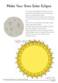 Free eclipse coloring pages solar and lunar moon. Make Your Own Solar Eclipse Printable