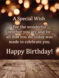 Special Birthday Birthday Wishes For Little Brother From Sister Rich Wooden Happy Birthday Card For Brother Birthday Greeting Cards By Davia Happy Birthday Brother Birthday Cards For Brother Birthday Message For Brother