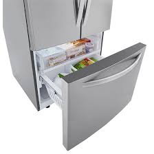 Lg refrigerator double door not cool dc compressor not run pcb error. Lg French Door Refrigerator With Smart Cooling System 33 In 25 Cu Ft Stainless Steel Lrfcs2503s Rona