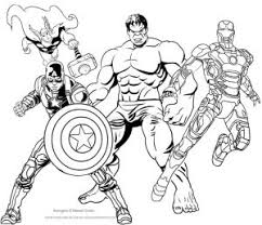 Dibujos Vengadores Para Colorear