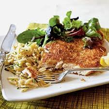 Meal planner recipes · go to the myrecipes sheet. Chicken Milanese With Spring Greens Myrecipes Com Healthy Meals For Two Chicken Dinner For Two Chicken Recipes Easy Quick