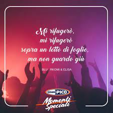 Rkomi ha fatto del cambiamento il suo punto fermo. Radio Pico On Twitter Blu Citazioni Citazionicanzoni Blu Rkomi Elisa
