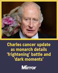 The King has spoken of his "daunting and at times frightening experience"