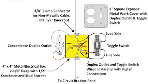 Junction box wiring is often attached to electrical outlet or light fixture wiring. How To Wire An Attic Electrical Outlet And Light Junction Box Wiring Outlet Wiring Light Switch Wiring Electrical Switch Wiring