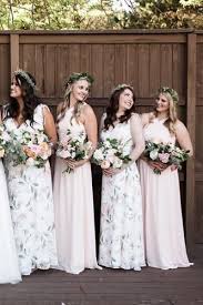 Romantic Possibilities White Floral Print Maxi Dress Floral Bridesmaid Dresses Blush Pink Bridesmaid Dresses Bridesmaid Dresses