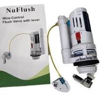 Gerber 2.5-Inch Two Piece Dual Flush Cable & Handle Valve - NuFlush