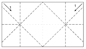 Hallo, habt ihr nen tipp, wie ich ein a4 blatt falten kann, dass ich es in einen normalen briefumschlag bekomme? Origami Faltmuster Herz Von Buntebank Reproduktionen Hamburg