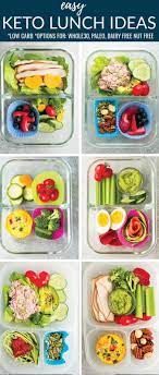 These Keto Lunches For Work Or School Are Easy To Make And Perfect If You Need Some Simple And Deliciou Easy Low Carb Lunches Keto Meal Prep Low Carb Meal Prep