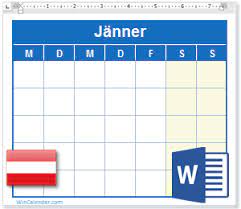 Kalender 2021 österreich zum ausdrucken (kostenlos). Kalender Mit Feiertagen Osterreich 2021 Ms Word Download