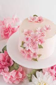 Cherry Blossom Cake Cherry Blossom Cake Fondant Flower Cake Birthday Cake With Flowers