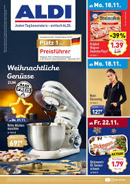 Aldi nord prospekt 9 november in der zweiten novemberwoche erwarten sie tolle rabatte. Aldi Nord Prospekt 18 11 2019 23 11 2019 Seite 1 Rabatt Kompass