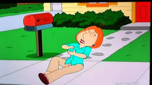 lois hurts her boob : rfamilyguy