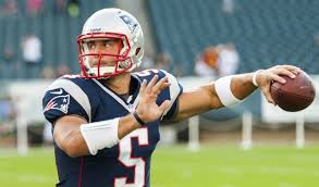 Add another one to the jets backup jets coach rex ryan did not rule out the idea of tebow playing running back sunday against the patriots. Tim Tebow Enters Patriots Game Struggles With Accuracy Cbssports Com
