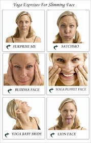 12 Yoga Exercises For Slimming Your Face Face Yoga Face Yoga Exercises Facial Yoga