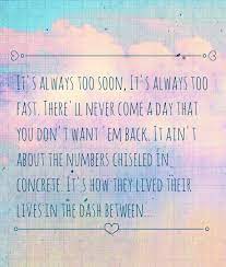 Maybe you would like to learn more about one of these? The Dash By Scotty Mccreery Such A Great Song Country Music Quotes Country Music Lyrics Country Lyrics