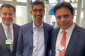 According to pichai, 60% of google employees will return to the office a few days a week, while 20% will work in a new office location and another 20% will remain working from home. Ktr Meets Sundar Pichai At Wef Invites Him To Open 2nd Largest Google Campus In Hyd The News Minute