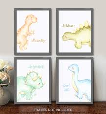 I love the idea of introducing a sweet or inspirational quote in your. Buy Confetti Fox Dinosaur Nursery Art Wall Decor 8x10 Unframed Set Of 4 Prints Baby Boy Room Newborn Dino Babies T Rex Watercolor Quotes Bedroom Artwork Online In Sri Lanka B07trjqnnd