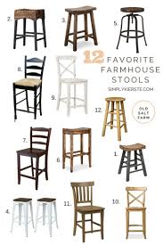12 Favorite Farmhouse Stools Farmhouse Stools Simple Kitchen Remodel Oak Kitchen Remodel
