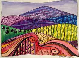 Doodle Landscape Elements Of Art Project Elements Of Art Art Projects Principles Of Art