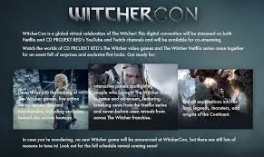 Witchercon will be available to stream on both netflix as well as cd projekt red's twitch and youtube channels, and will first air on july 9 at 7 p.m. Witchercon Comes To Netflix On July 9 Featuring Cd Projekt Red Possible Next Gen Announcement Neogaf