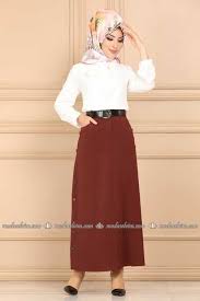 Modaselvim Kemerli Etek Modelleri Moda Tesettur Giyim Moda Giyim Islami Giyim