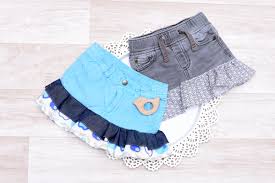 Auch wenn die jeans schon sehr kaputt ist, kann man noch was daraus machen. Kinderrock Nahen Aus Alter Jeans Als Upcycling Projekt