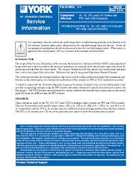 Download york chiller yst free pdf operation manual, and get more york yst manuals on bankofmanuals.com. Pdf Service Information File In With N A Arshad Mahmood Academia Edu