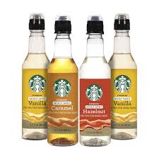 K cup caffeine chart heresi ihi alliance. Amazon Com Starbucks Variety Syrup 4pk Variety Pack Everything Else