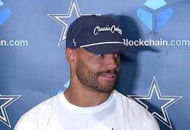 Dak playing into his 40s? #DallasCowboys QB Dak Prescott was asked if he  could see himself doing what Tom Brady did — playing into the NFL well  beyond 40-years-old: “Forties would be
