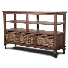 Island breeze living room furniture. Sea Winds Trading Tv Stands Island Breeze B59108 Nat Pcn 3 Basket Entertainment Center Media Consoles And Credenzas From Coastal Home Furnishings