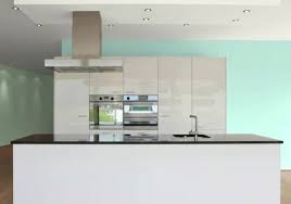 what color cabinets go with black