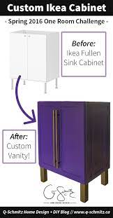 It also provides a surface to place keys and mail. Custom Ikea Vanity Antique Brass Faucets Orc Week 5 Madness Method Ikea Vanity Trendy Bathroom Designs Ikea