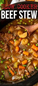 Slow Cooker Beef Stew Recipe Recipe Slow Cooker Beef Stew Beef Stew Recipe Slow Cooker Recipes Beef Stew