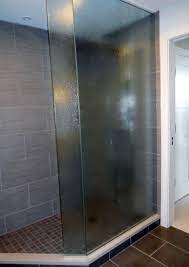 Walk In Frameless Shower Enclosure Splash Guard With Rain Glass Furnished Installed By Re Glass Shower Enclosures Glass Shower Frameless Shower Enclosures