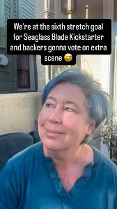 The Seaglass Blade: now we're in the Write New Stuff stretch goals! So  excited 🥰 back by November 15 and vote for a new extra scene!, L i n k n b  i o!, #fantasynovel #bonusscenes #queerfantasy ...