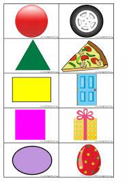 2d Shape Matching Shape To Real Life Object 2d Shapes Shapes Kindergarten Shapes Worksheets